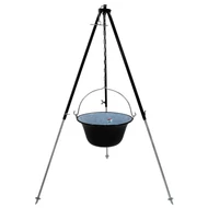 Zománcozott bogrács szettek állvánnyal