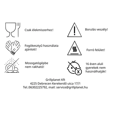 Öntöttvas bogrács 7,2 literes 