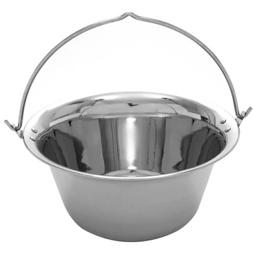 Rozsdamentes 20 literes bogrács