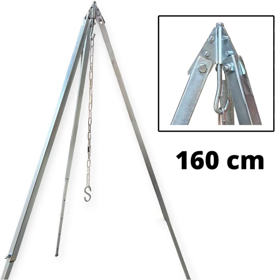 Hotganyzott bogrács állvány 160cm