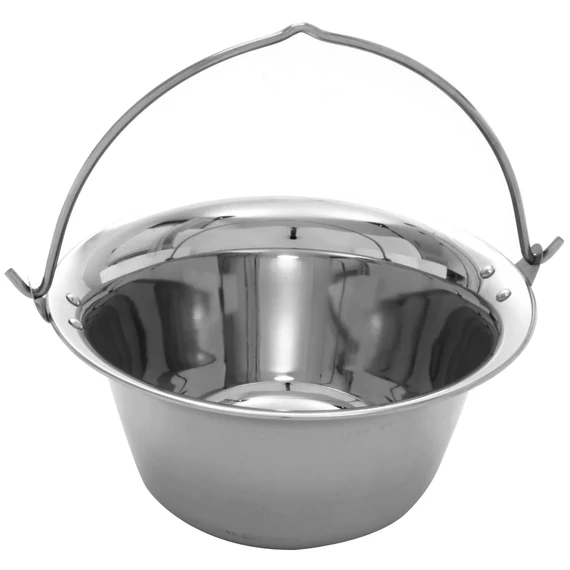 Rozsdamentes 6 literes bogrács