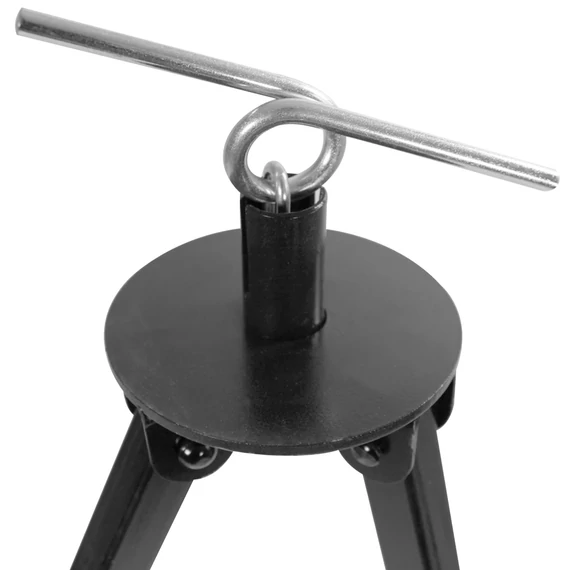 Zománcozott bogrács 14 literes, fedővel, 180 cm-es teleszkópos állvánnyal